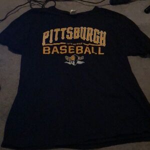 Fruit of the Loom Black Pittsburgh Baseball Tee